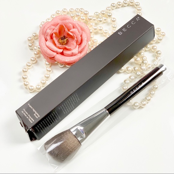 BECCA Makeup Becca Angled Highlighting Brush Poshmark